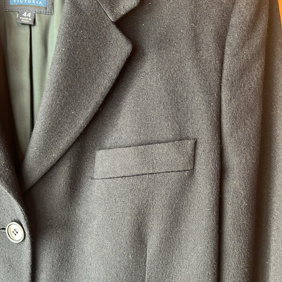 Vintage 90’s Victor Victoria navy cashmere blazer. Made in Italy, Size 44 - Picture 6 of 8